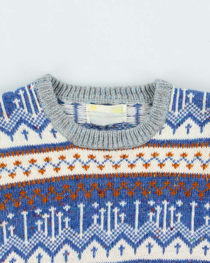 Vintage 1970s Nordic Wool Crewneck Jumper - S