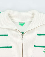 Vintage United Colours Of Benetton Knit Quarter-zip Jumper - L