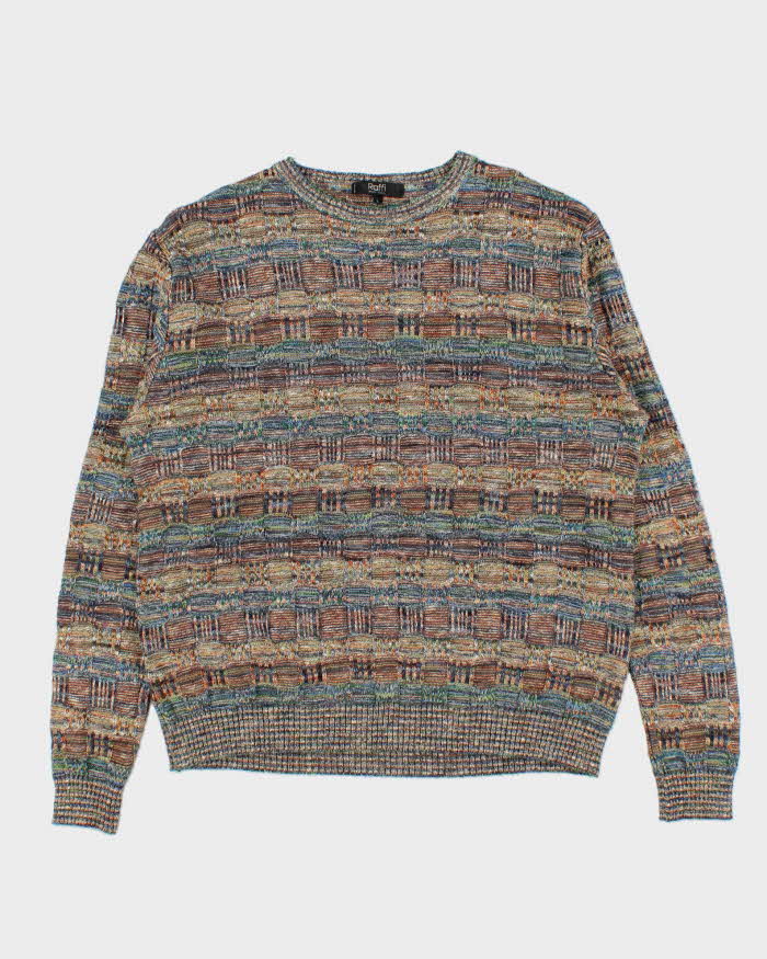 Vintage Raffi Textured Knit Jumper - L