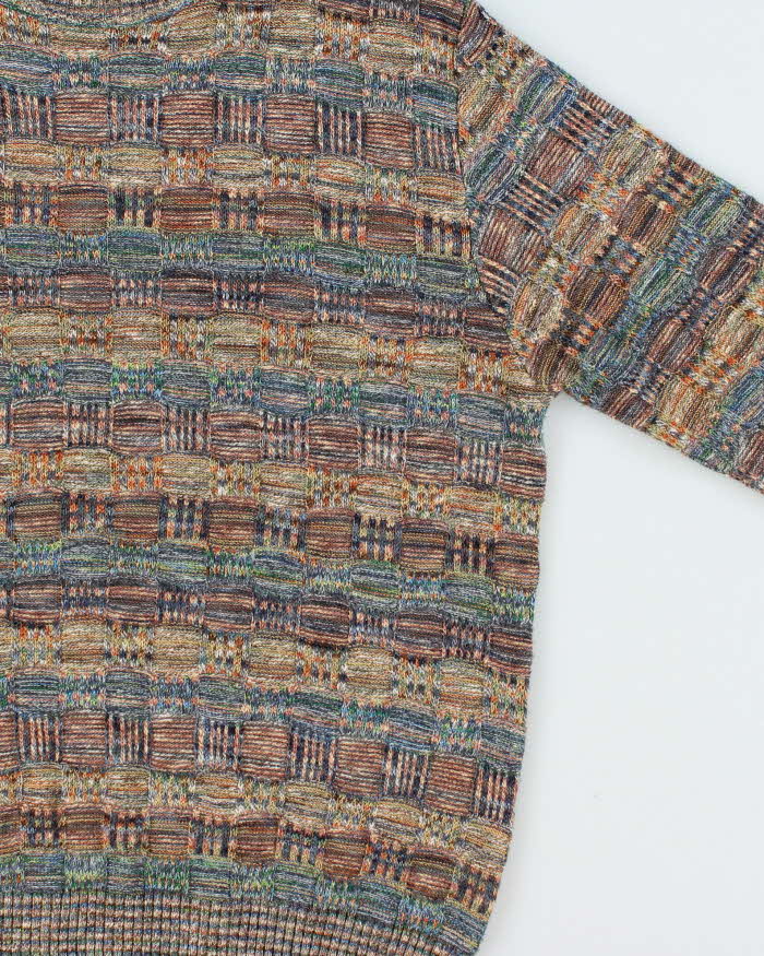 Vintage Raffi Textured Knit Jumper - L