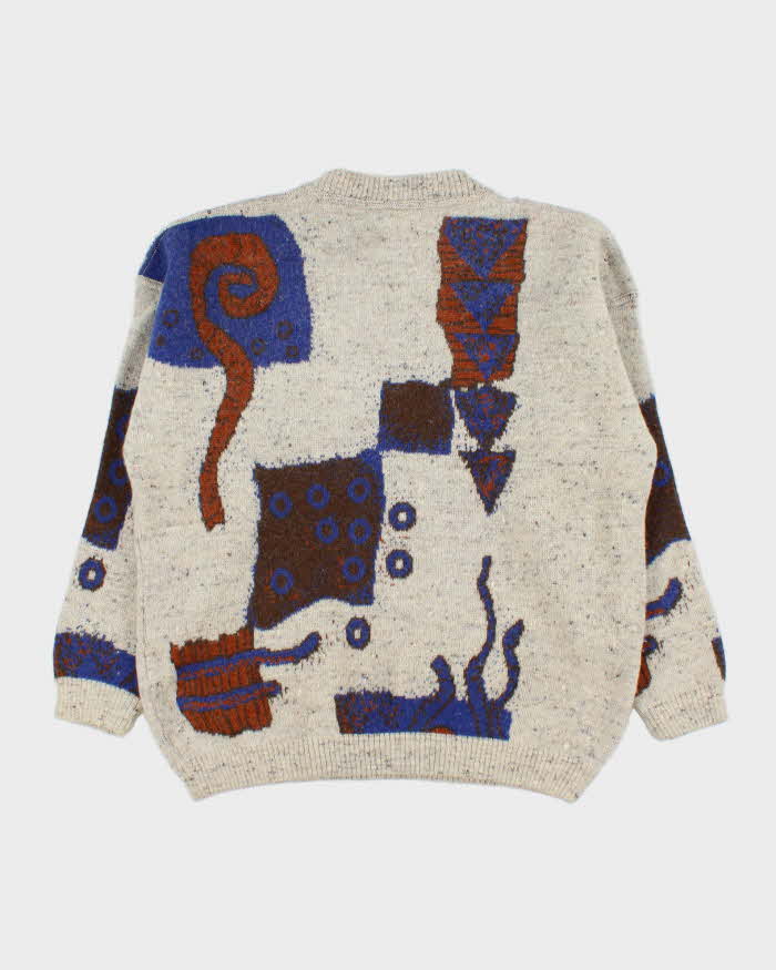 Vintage De Pletri Wool Blend Jumper - L