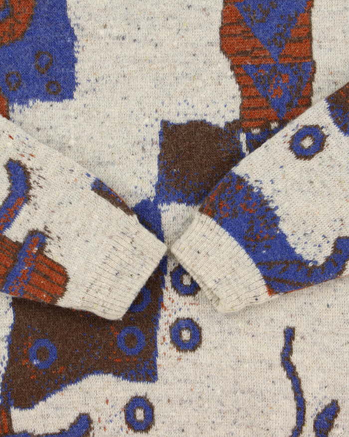 Vintage De Pletri Wool Blend Jumper - L