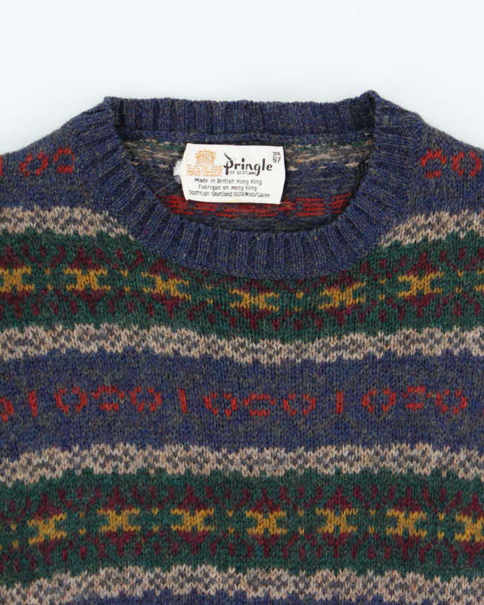Vintage Pringle Wool Knit Jumper - XS