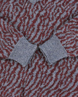 Vintage White Birch Wool V-neck Jumper - M