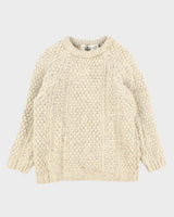 Vintage Natural Instincts Chunky Knit Wool Jumper - S