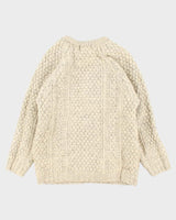 Vintage Natural Instincts Chunky Knit Wool Jumper - S