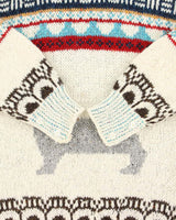 Thom Browne Made In Ireland Hector Mohair Wool Fair Isle Chunky Knit Jumper - XL