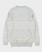 Vintage Monte Carlo V-neck Wool Jumper - M