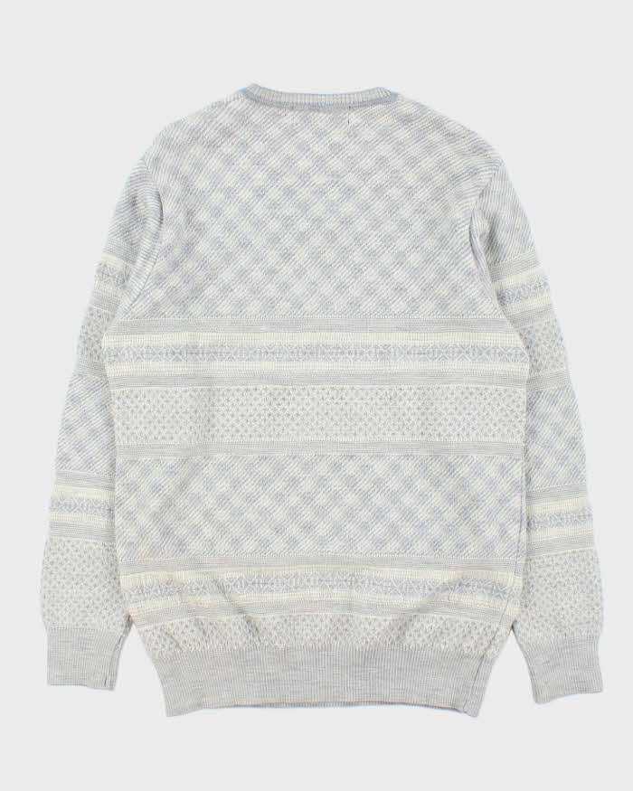 Vintage Monte Carlo V-neck Wool Jumper - M