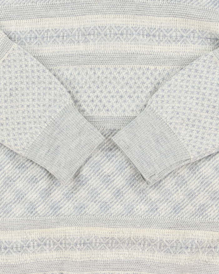 Vintage Monte Carlo V-neck Wool Jumper - M