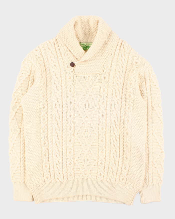 Vintage Shades Of Aran Chunky Wool Jumper - XXL