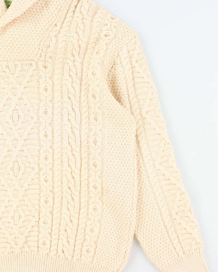 Vintage Shades Of Aran Chunky Wool Jumper - XXL