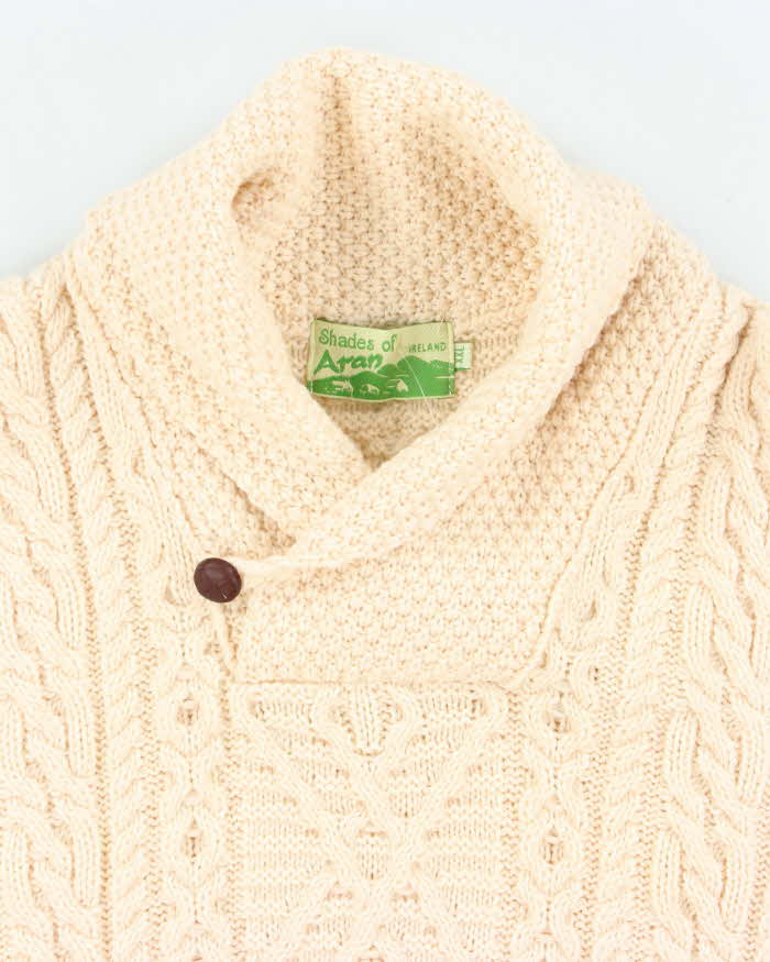 Vintage Shades Of Aran Chunky Wool Jumper - XXL