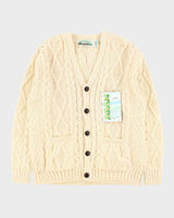 Deadstock Aran Crafts Chunky Wool Cardigan - L