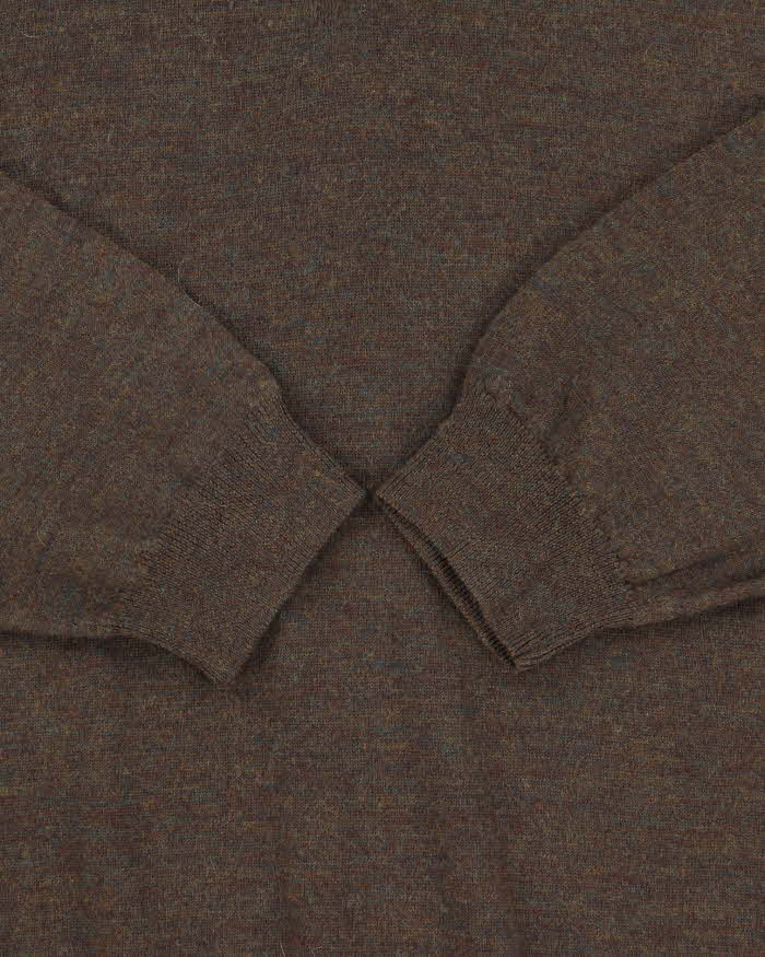 Vintage 90s Pronto Uomo Merino Wool Collard Jumper - L