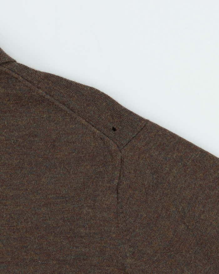 Vintage 90s Pronto Uomo Merino Wool Collard Jumper - L