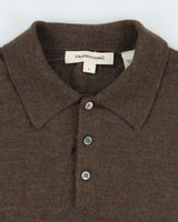 Vintage 90s Pronto Uomo Merino Wool Collard Jumper - L