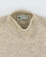 Vintage Yarn Point Crafts High Neck Chunky Wool Jumper - XXXL
