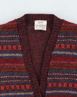 Vintage Clan Royal Wool Button-up Tank Knit - L