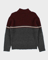 Vintage 90s Jeans West Wool Jumper - L