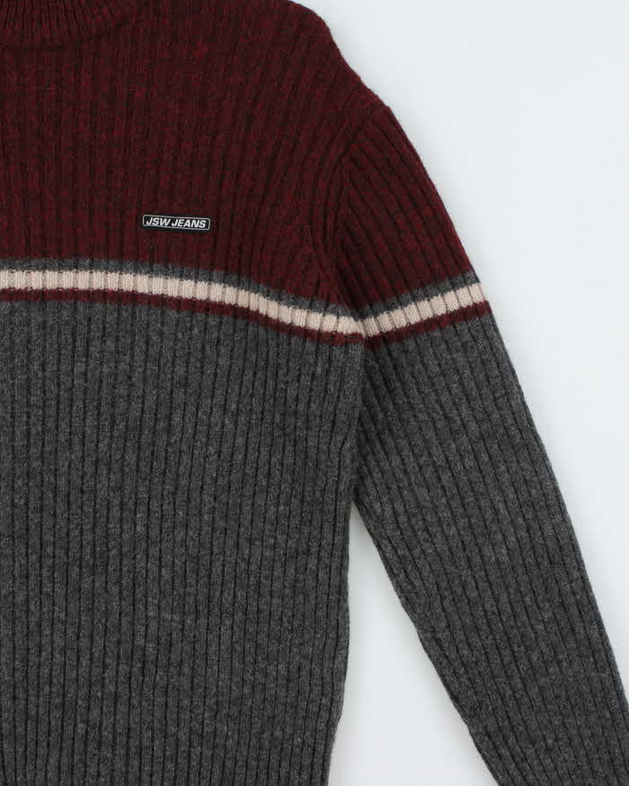 Vintage 90s Jeans West Wool Jumper - L