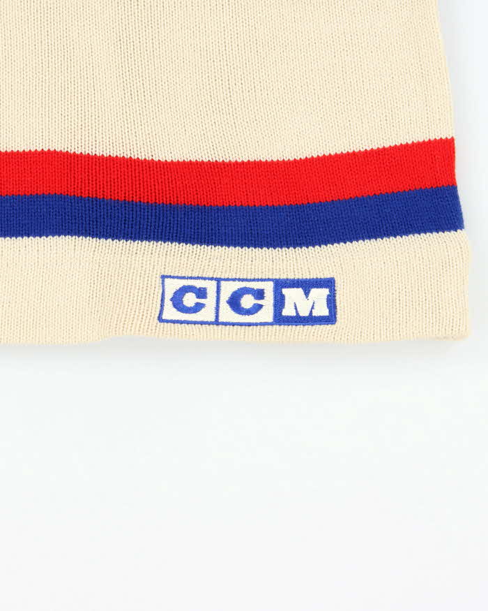Vintage 1990s CCM Montreal Canadiens Heritage NHL Crewneck Knit Jumper - XL