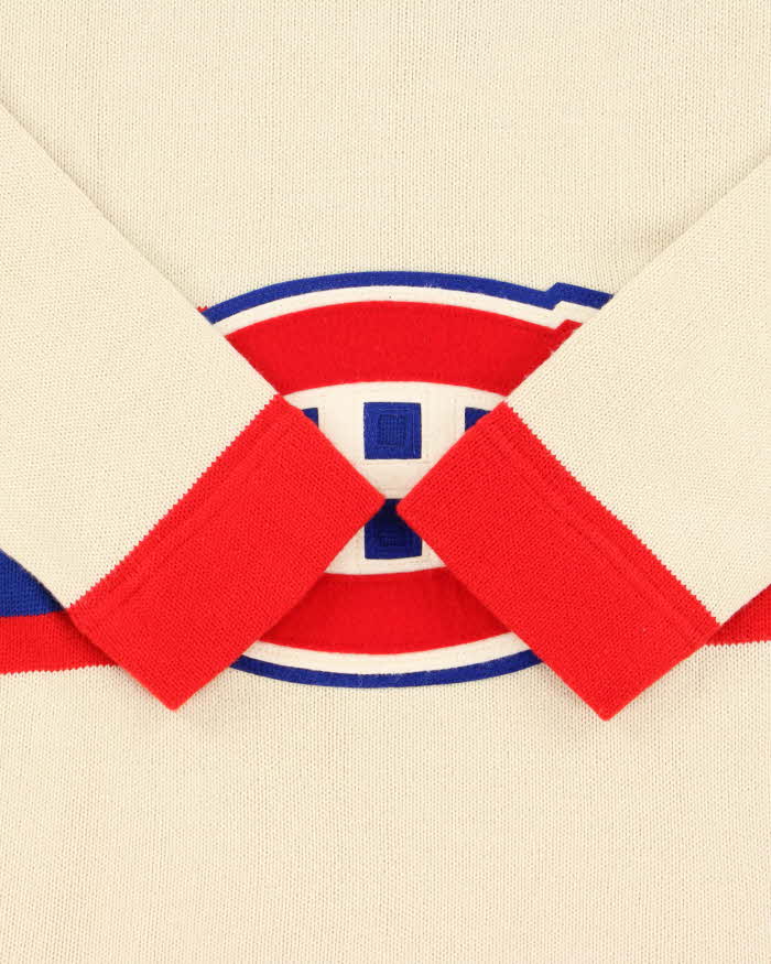Vintage 1990s CCM Montreal Canadiens Heritage NHL Crewneck Knit Jumper - XL