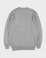 Vintage Y2K 00s Burberry Merino Wool Crewneck Knit Jumper - M