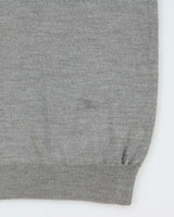 Vintage Y2K 00s Burberry Merino Wool Crewneck Knit Jumper - M