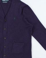 Vintage Y2K 00s Polo Ralph Lauren Lambswool Cardigan - XL