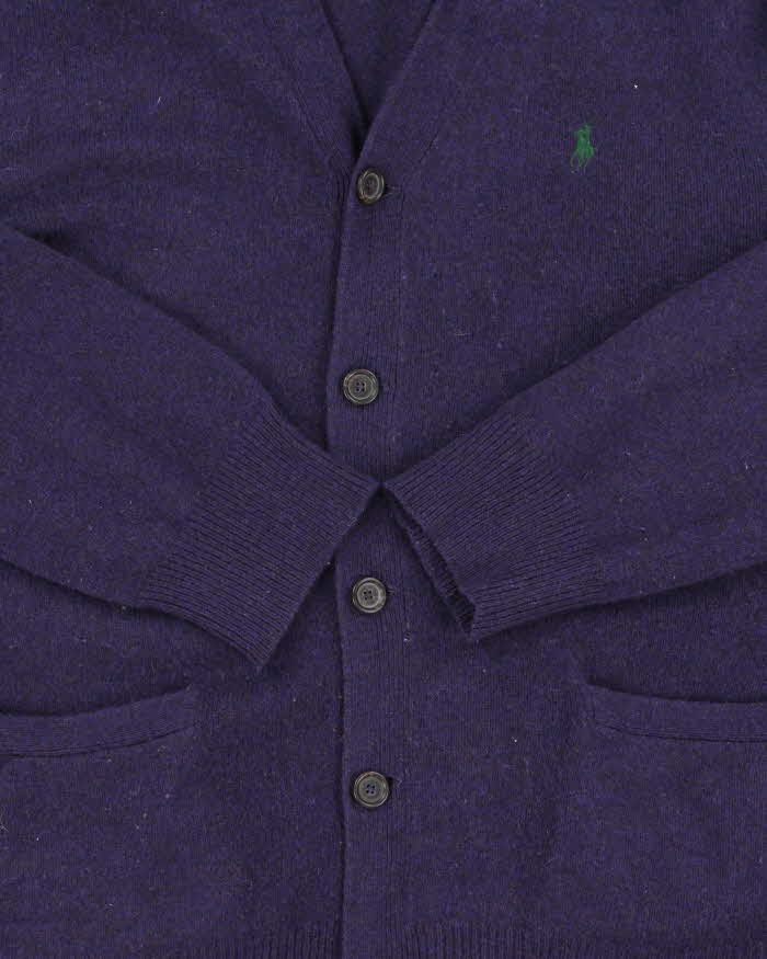 Vintage Y2K 00s Polo Ralph Lauren Lambswool Cardigan - XL