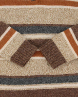 Vintage 00s PacificTrail Wool Blend Striped Quarter-Zip Knit Jumper - L