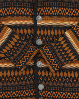 Vintage 1970s Norvyk Ren Dale Nordic Wool Ski Cardigan - M