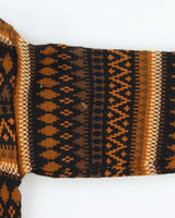 Vintage 1970s Norvyk Ren Dale Nordic Wool Ski Cardigan - M
