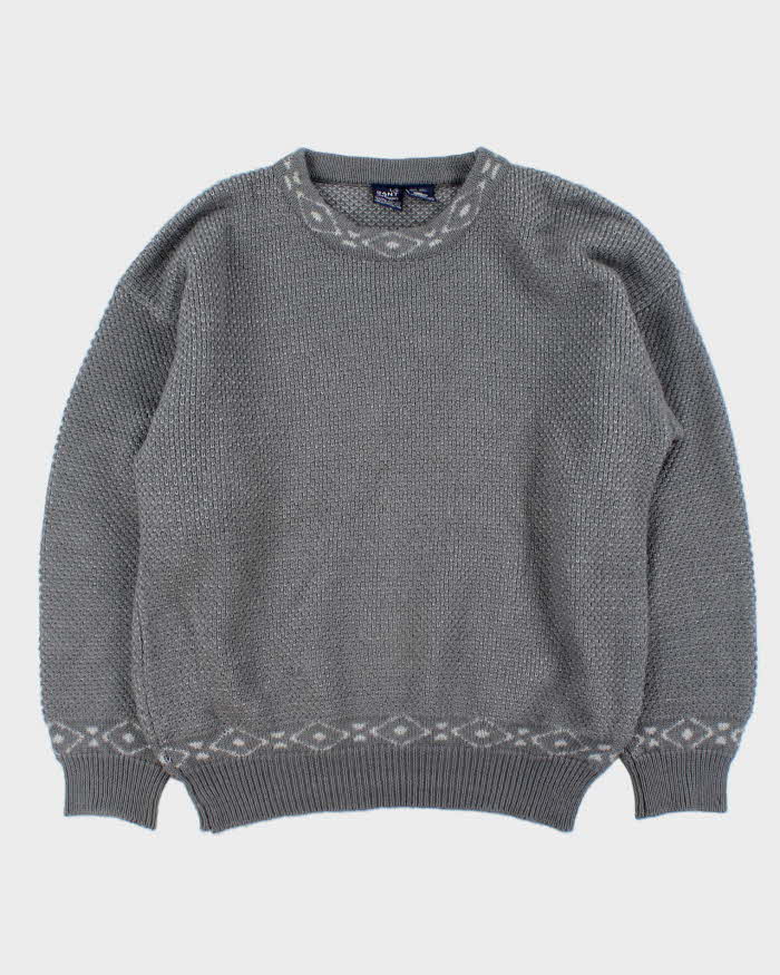 Vintage 90s Gant Wool Oversized Jumper - L