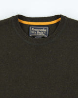 Vintage 00s Abercrombie &amp; Fitch Wool Blend Jumper - XL