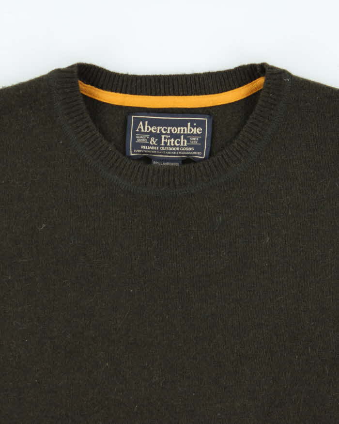 Vintage 00s Abercrombie & Fitch Wool Blend Jumper - XL
