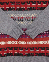 Vintage 90s Grenadier Pattern Wool Jumper - L