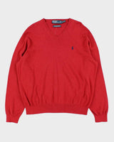 Vintage 90s Polo Ralph Lauren Lightweight V-neck Knit XXL