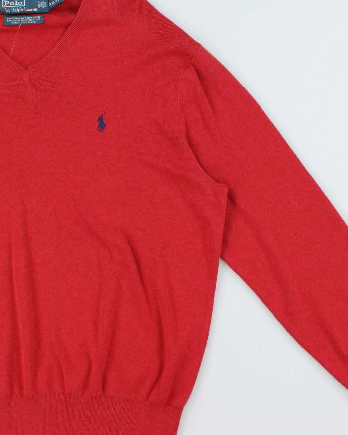 Vintage 90s Polo Ralph Lauren Lightweight V-neck Knit XXL