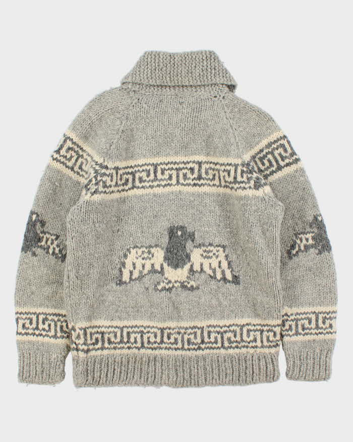 Vintage Handknit Heavyweight Cowichan - M