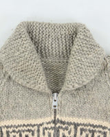 Vintage Handknit Heavyweight Cowichan - M