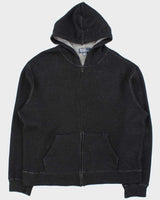 Vintage Y2K 00s Polo Ralph Lauren Wool Angora Blend Knit Zip-Up Hoodie - L