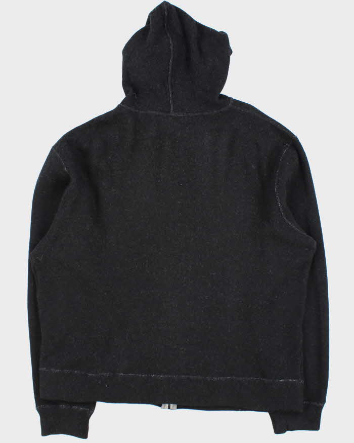 Vintage Y2K 00s Polo Ralph Lauren Wool Angora Blend Knit Zip-Up Hoodie - L