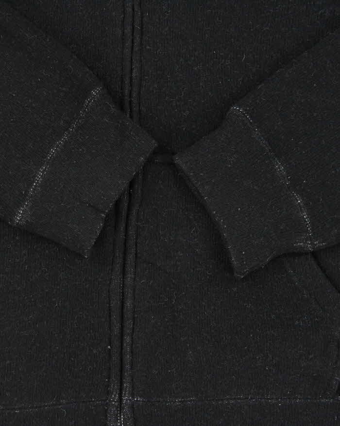 Vintage Y2K 00s Polo Ralph Lauren Wool Angora Blend Knit Zip-Up Hoodie - L