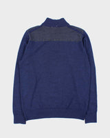 Vintage Dale Of Norway Merino Wool Quarter-Zip Knit Jumper - L