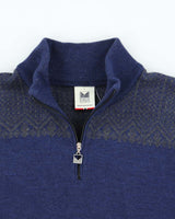 Vintage Dale Of Norway Merino Wool Quarter-Zip Knit Jumper - L