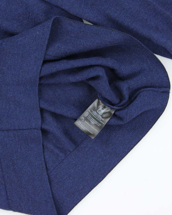 Vintage Dale Of Norway Merino Wool Quarter-Zip Knit Jumper - L