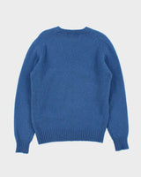 Vintage 1980s Sears Shetland Wool Chunky V-Neck Knit Jumper - S