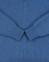 Vintage 1980s Sears Shetland Wool Chunky V-Neck Knit Jumper - S